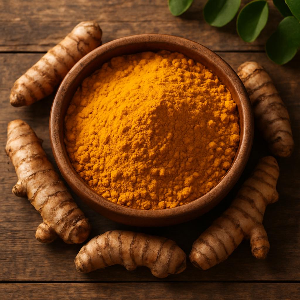 Turmeric root and powder for gut health and IBS relief